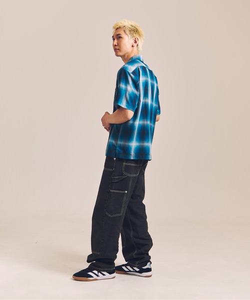 schott(ショット)の「SCHOTT-OMBRE SS SHIRT(シャツ/ブラウス・メンズ・グリーン/ブラック・XL/L)」の16枚目の写真