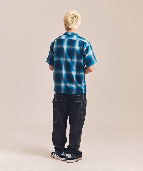 schott(ショット)の「SCHOTT-OMBRE SS SHIRT(シャツ/ブラウス・メンズ・グリーン/ブラック・XL/L)」の17枚目の写真