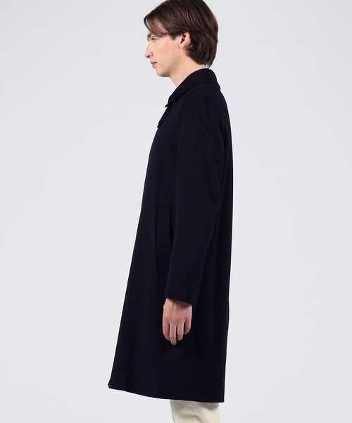 MACKINTOSH ブラック　ウール ステンカラーコート　サイズ36 Mackintosh ステンカラーコート コート 「別注」MACKINTOSH / DUNKELD