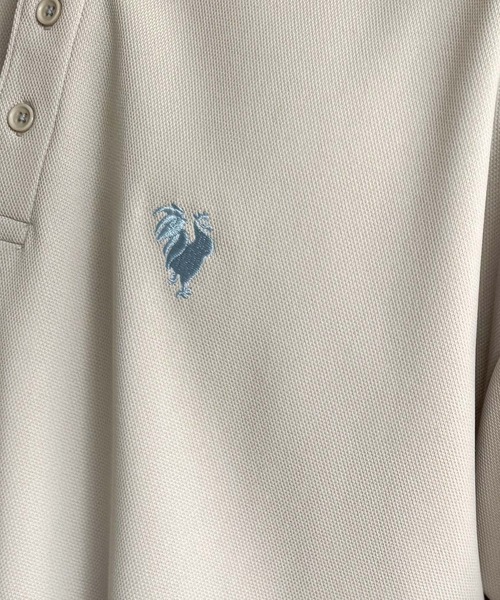 Classical Origin（クラシカルオリジン）の「【Classical Origin】「大人びた遊び心。」刺繍入りハイクオリティダブルフェイス素材バンドカラーポロシャツ／Embroidered High-Quality Double Face Band Collar Polo（ポロシャツ・メンズ・ブラック/ライトグレー/ホワイト・LARGE/SMALL/MEDIUM）」の17枚目の写真