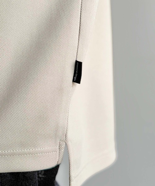 Classical Origin（クラシカルオリジン）の「【Classical Origin】「大人びた遊び心。」刺繍入りハイクオリティダブルフェイス素材バンドカラーポロシャツ／Embroidered High-Quality Double Face Band Collar Polo（ポロシャツ・メンズ・ブラック/ライトグレー/ホワイト・LARGE/SMALL/MEDIUM）」の18枚目の写真