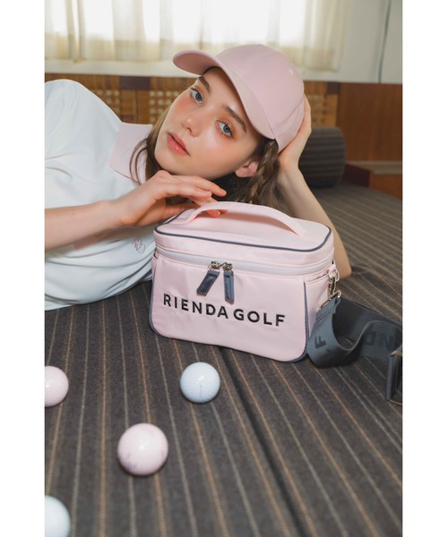 RIENDA GOLF(リエンダゴルフ)の「【RIENDA GOLF】RDバイカラールーズポロシャツ 半袖 夏服(Tシャツ/カットソー・レディース・ライトブルー/ホワイト/ベージュ・MEDIUM/SMALL)」の7枚目の写真