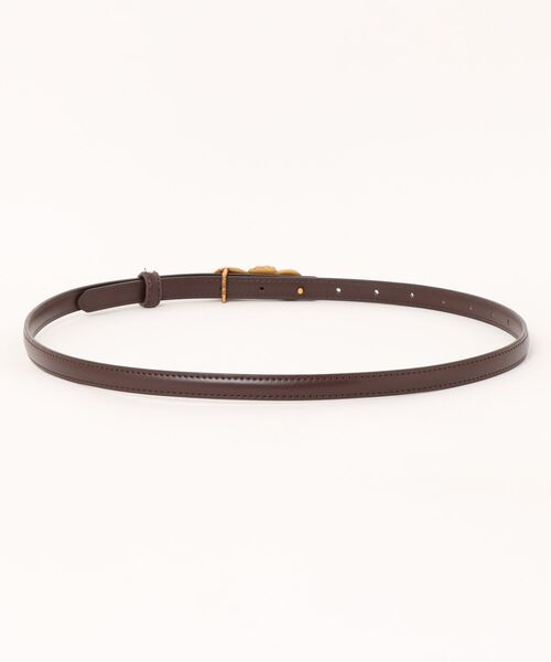 almo（アルモ）の「レディースフェイクレザーベルト(BDS)（ベルト・レディース・ブラック/ブラウン・FREE）」の3枚目の写真