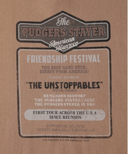 Right-on（ライトオン）の「【HONEYSUCKLE ROSE】グラフィックＢＩＧＴシャツ（Tシャツ/カットソー・レディース・オフホワイト/ブラウン/ダークグレー・M/L）」の11枚目の写真