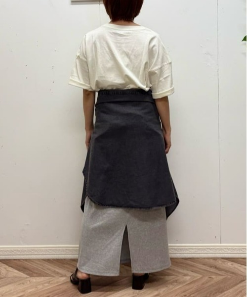 Right-on（ライトオン）の「【HONEYSUCKLE ROSE】グラフィックＢＩＧＴシャツ（Tシャツ/カットソー・レディース・オフホワイト/ブラウン/ダークグレー・M/L）」の18枚目の写真