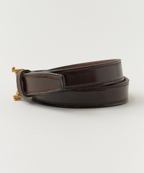 【✦✦即完売✦再販分✦w_tokyo✦レザーベルト✦✦】 TORY LEATHER/トリーレザー 1SPUR BUCKLE BELT ベルト（ベルト