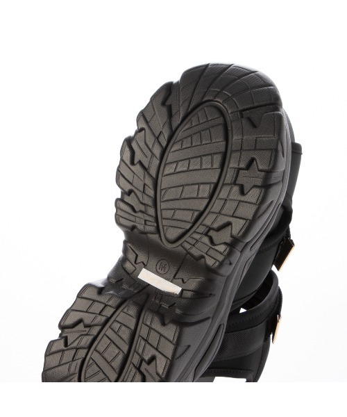 Mafmof(マフモフ)の「Mafmof(マフモフ)10.5cm厚底ボリュームソールベルクロダッドスポーツサンダル(サンダル・レディース・ブラック/ベージュ・S/M/L/LL)」の22枚目の写真