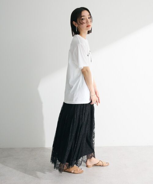 ELENCARE DUE(エレンカーレデュエ)の「・ELENCARE DUE レースティアードスカート(スカート・レディース・ブラック/オフホワイト/グレー・FREE)」の18枚目の写真