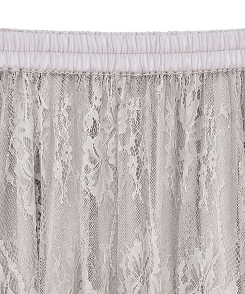 ELENCARE DUE(エレンカーレデュエ)の「・ELENCARE DUE レースティアードスカート(スカート・レディース・ブラック/オフホワイト/グレー・FREE)」の6枚目の写真