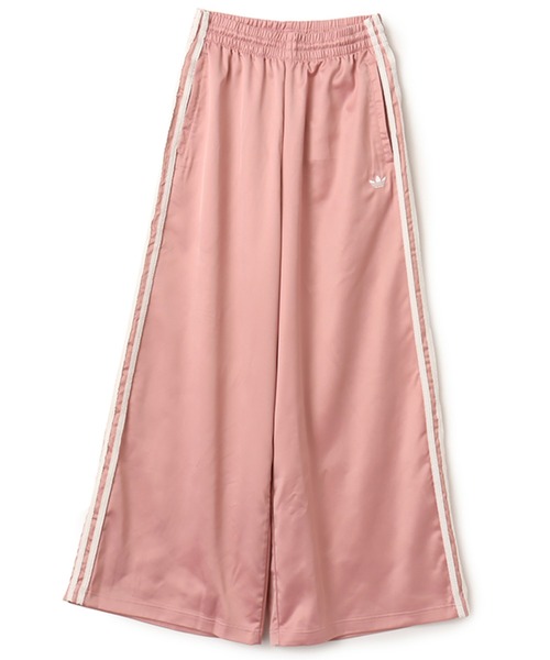 [ADIDAS] ワイドレッグパンツ サテン ラッフル 3S (3color) adidas SATIN WIDE LEG PANTS RUFFLE 3S / アディダス サテン