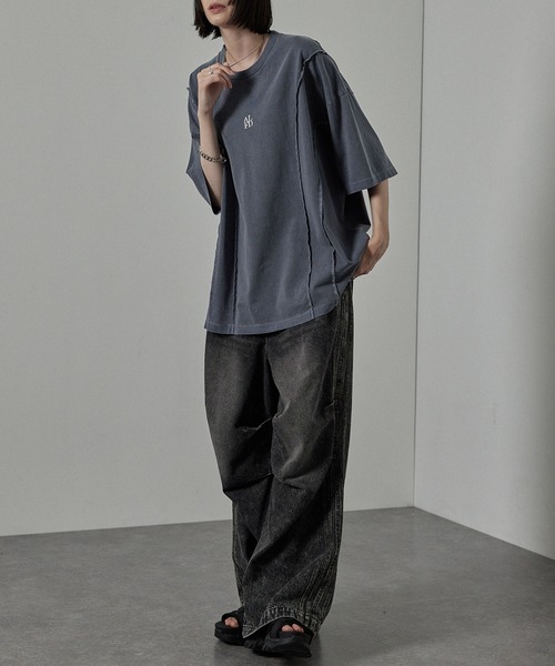 アルフレッド セール】【Alfred Alex】ヴィンテージ加工ケミカルウォッシュ ワン