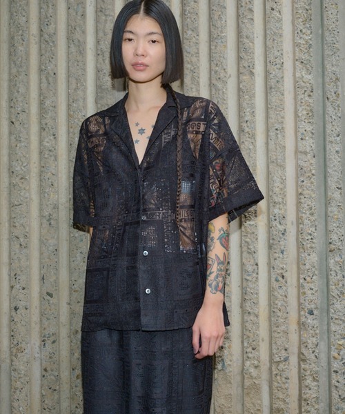 ブラウス シャツ THIRD EYE(i) LACE SHIRTS / サードアイレースシャツ レディース THIRD EYE(i) LACE SHIRTS / サードアイレースシャツ（シャツ