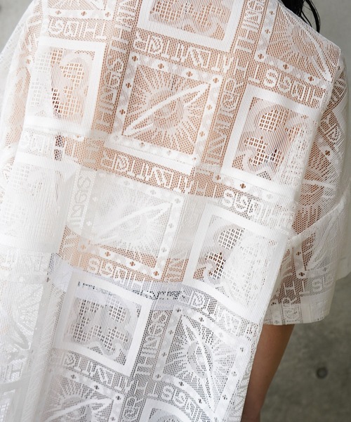 THINGS THAT MATTER(シングス ザット マター)の「THIRD EYE(i) LACE SHIRTS / サードアイレースシャツ(シャツ/ブラウス・レディース・ホワイト/ブラック・FREE)」の10枚目の写真