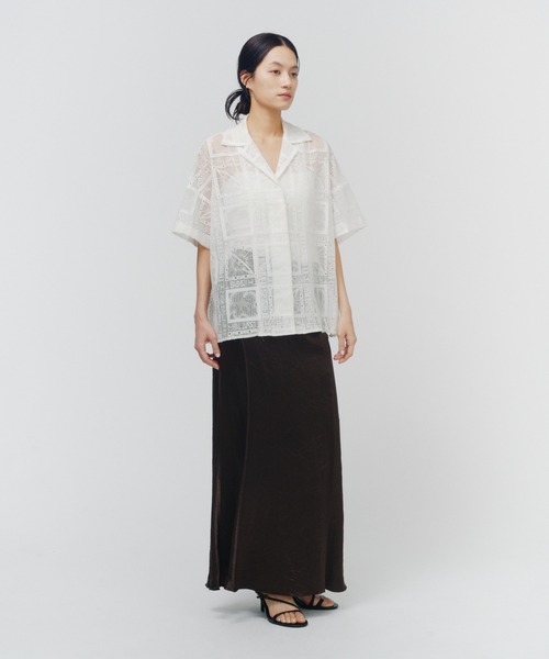 THINGS THAT MATTER(シングス ザット マター)の「THIRD EYE(i) LACE SHIRTS / サードアイレースシャツ(シャツ/ブラウス・レディース・ホワイト/ブラック・FREE)」の13枚目の写真