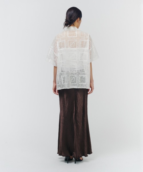 THINGS THAT MATTER(シングス ザット マター)の「THIRD EYE(i) LACE SHIRTS / サードアイレースシャツ(シャツ/ブラウス・レディース・ホワイト/ブラック・FREE)」の17枚目の写真