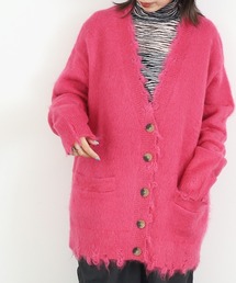 カーディガン PROVOKE/プロヴォーク frayed VN cardigan カーディガン レディース セール】PROVOKE/プロヴォーク frayed VN cardigan カーディガン
