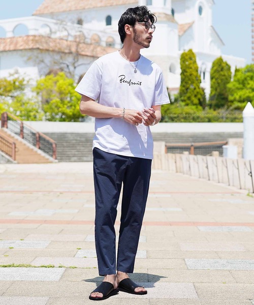 jiggys shop（ジギーズショップ）の「シアサッカー アンクル テーパード イージーパンツ（その他パンツ・メンズ・グレー/ブラック/ネイビー・SMALL/MEDIUM/LARGE/X-LARGE）」の8枚目の写真