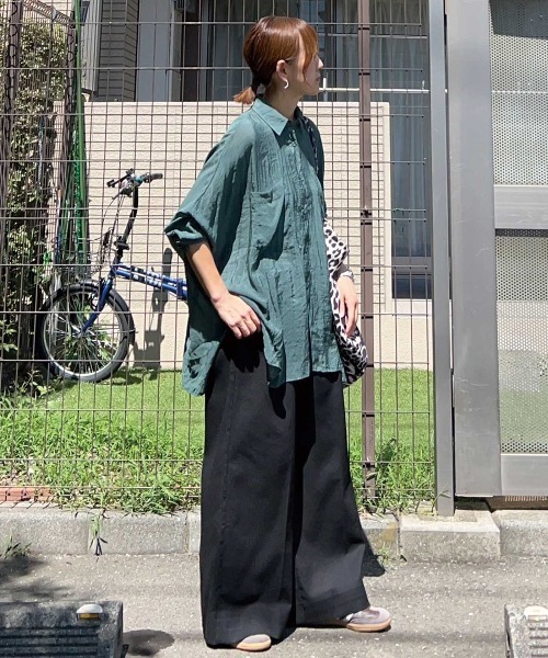 セール】【CORNERS by KR】リネンライクタックパンツ【セットアップ