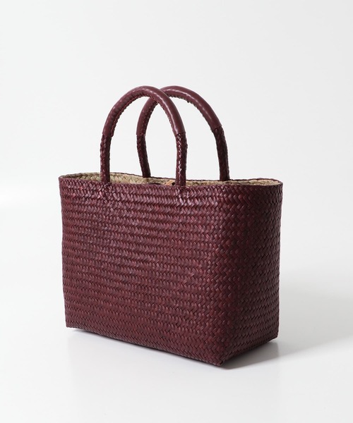 URBAN RESEARCH DOORS（アーバンリサーチドアーズ）の「カラーシーグラストートバッグ（トートバッグ・レディース・グリーン系その他/バーガンディー・ONE）」の8枚目の写真