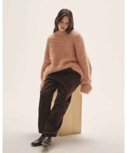 TODAYFUL（トゥデイフル）の「Easy Fleece Pants（その他パンツ・レディース・ダークブラウン/ネイビー・36inch/38inch）」の14枚目の写真