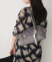 【forksy.】ヴィンテージライクボストンバッググレー