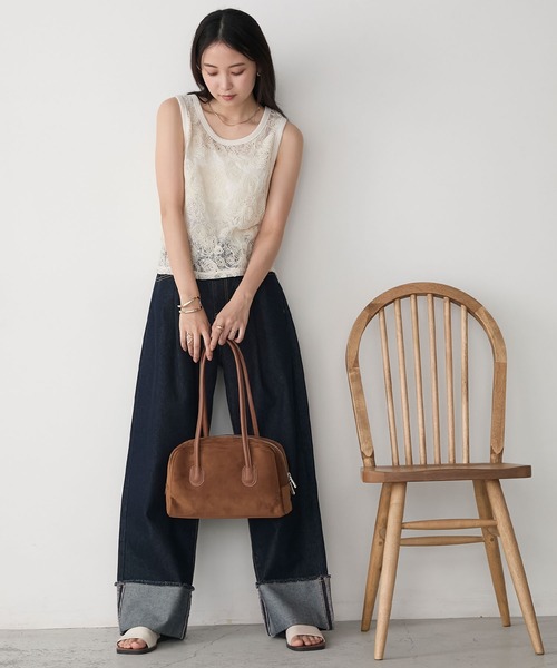 forksy.（フォルクシー）の「【forksy.】ヴィンテージライクボストンバッグ（ボストンバッグ・レディース・グレー/ブラック/ブラウン・FREE）」の20枚目の写真