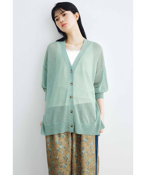 MEDE19F(メデジュウキュウ)の「MEDE19F チュール遣いのカップ付きリブタンクトップ(タンクトップ・レディース・ブラック/オフホワイト・LL/L/M)」の14枚目の写真