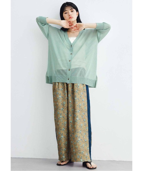 MEDE19F(メデジュウキュウ)の「MEDE19F チュール遣いのカップ付きリブタンクトップ(タンクトップ・レディース・ブラック/オフホワイト・LL/L/M)」の15枚目の写真