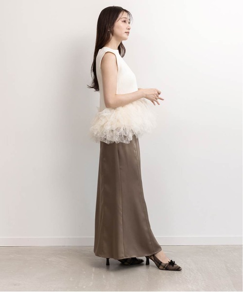 RANDA(ランダ)の「ミニリボンバックストラップパンプス(パンプス・レディース・チェック/ブラック/アイボリー・M/L/S/LL)」の12枚目の写真