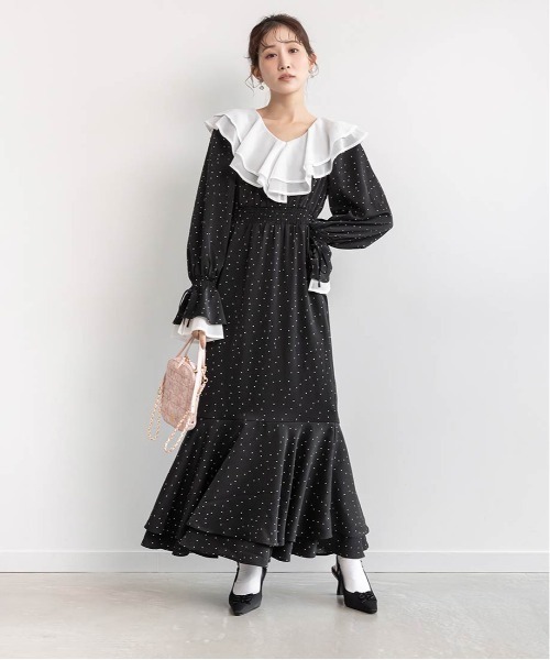 RANDA(ランダ)の「ミニリボンバックストラップパンプス(パンプス・レディース・チェック/ブラック/アイボリー・M/L/S/LL)」の19枚目の写真