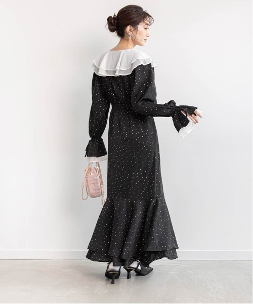 RANDA(ランダ)の「ミニリボンバックストラップパンプス(パンプス・レディース・チェック/ブラック/アイボリー・M/L/S/LL)」の21枚目の写真
