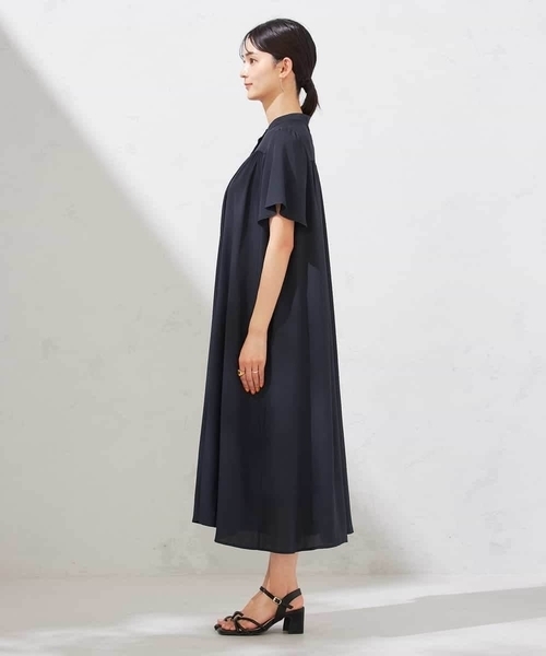 a.v.v(アーヴェヴェ)の「【洗える】ベルト付切り替えワンピース(ワンピース・レディース・ネイビー/グレー系その他・38/36/40)」の10枚目の写真