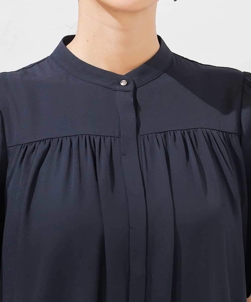 a.v.v(アーヴェヴェ)の「【洗える】ベルト付切り替えワンピース(ワンピース・レディース・ネイビー/グレー系その他・38/36/40)」の12枚目の写真