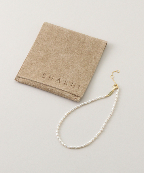 SHASHI（シャシ）の「SHASHI/シャシ SLOBE別注 パールアンクレット SH-A022（アンクレット・レディース・ホワイト・FREE）」の9枚目の写真