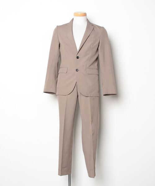 美品✨グリーンレーベルリラクシング　洗えるパンツスーツ　セットアップ　グレージュ green label relaxingグリーンレーベルリラクシングスーツセット
