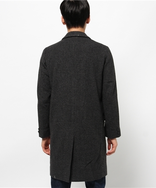 CIAOPANIC TYPY（チャオパニックティピー）の「【イタリアファブリック】ウールツイルチェスターコート（チェスターコート・メンズ・グレー/ネイビー/ブラック・LARGE/MEDIUM）」の14枚目の写真