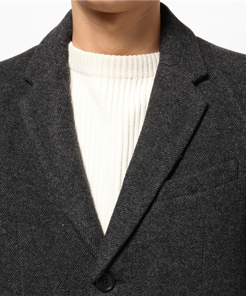 CIAOPANIC TYPY（チャオパニックティピー）の「【イタリアファブリック】ウールツイルチェスターコート（チェスターコート・メンズ・グレー/ネイビー/ブラック・LARGE/MEDIUM）」の7枚目の写真