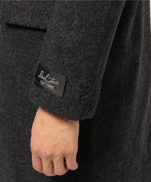 CIAOPANIC TYPY（チャオパニックティピー）の「【イタリアファブリック】ウールツイルチェスターコート（チェスターコート・メンズ・グレー/ネイビー/ブラック・LARGE/MEDIUM）」の9枚目の写真