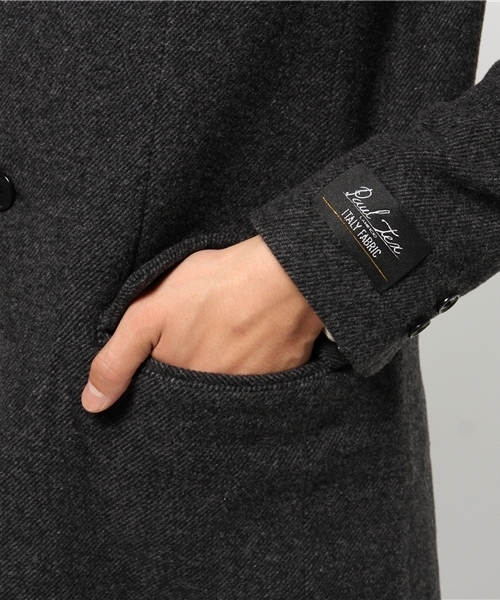CIAOPANIC TYPY（チャオパニックティピー）の「【イタリアファブリック】ウールツイルチェスターコート（チェスターコート・メンズ・グレー/ネイビー/ブラック・LARGE/MEDIUM）」の10枚目の写真