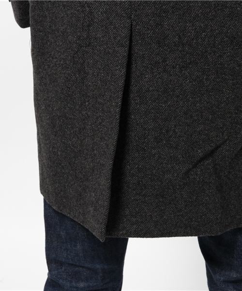 CIAOPANIC TYPY（チャオパニックティピー）の「【イタリアファブリック】ウールツイルチェスターコート（チェスターコート・メンズ・グレー/ネイビー/ブラック・LARGE/MEDIUM）」の11枚目の写真