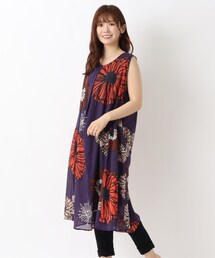 リゾート ビッグフラワーワンピース
