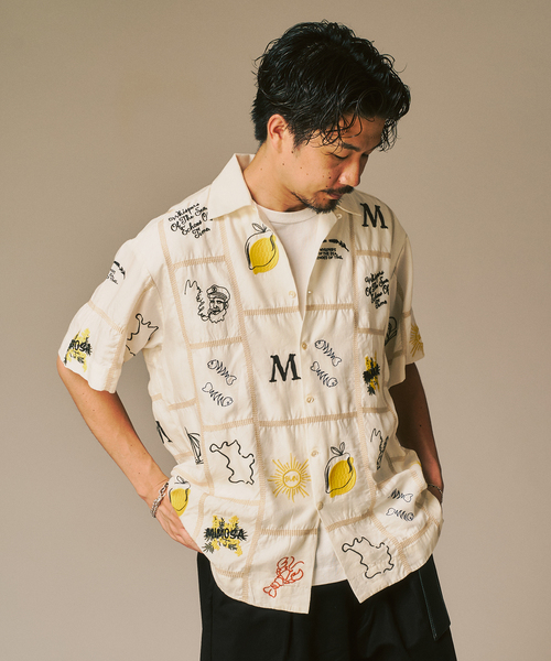 Lipa x 417 Édifice 半袖シャツ Lipa / リパ エンブロイダリーシャツ（シャツ/ブラウス）｜417
