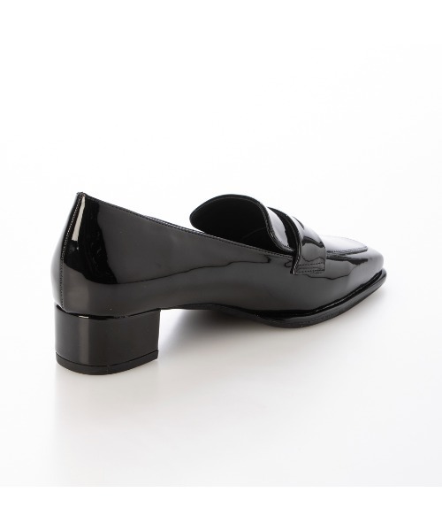 EVOL（イーボル）の「【晴雨兼用・ふかふか】スクエア3.5cmコインローファー IZ5786（レインシューズ・レディース・ブラウン/ブラック/ブラック系その他・22.0cm/22.5cm/23.0cm/23.5cm/24.0cm/24.5cm/25.0cm）」の7枚目の写真