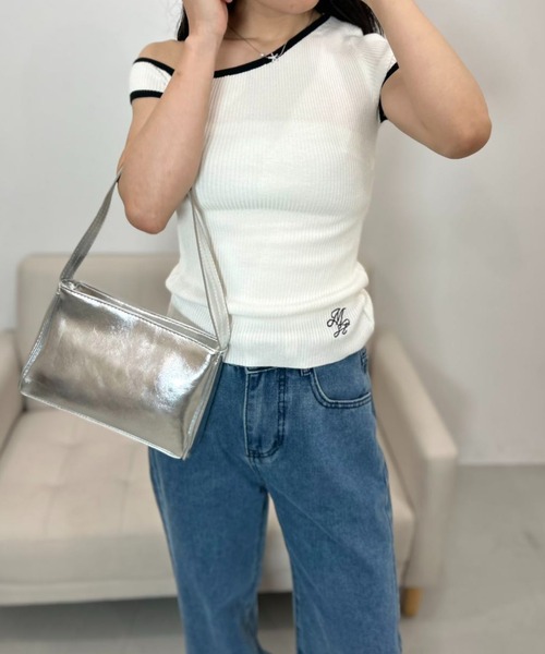 mebole(メボレ)の「エッジラインワンショル(ニット/セーター・レディース・アイボリー・FREE)」の20枚目の写真