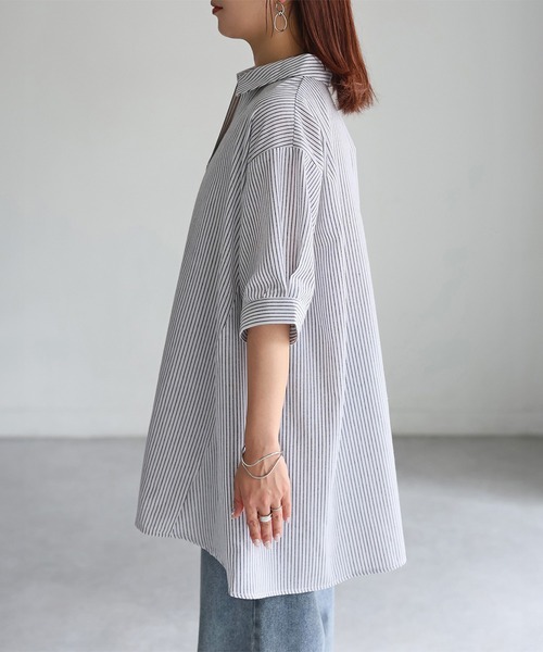 45R ·͜·ᰔᩚ ストライプチェックノースリーブチュニック 楽天市場】【全品2BUY15%OFFクーポン】【SUMMER FAIR】SC-L