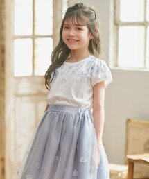 組曲（クミキョク）の「【110-140㎝】ミスティフラワー Tシャツ（Tシャツ/カットソー）」