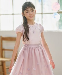 組曲（クミキョク）の「【110-140㎝】ミスティフラワー Tシャツ（Tシャツ/カットソー・キッズ）」