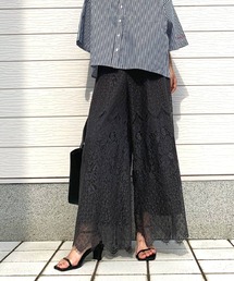 Q | スカラレースワイドパンツ(その他パンツ)