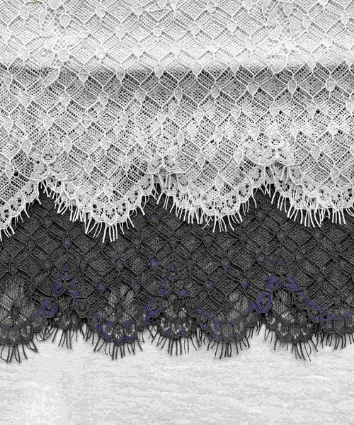 Q（キュー）の「スカラレースワイドパンツ（その他パンツ・レディース・アイボリー/チャコールグレー・MEDIUM）」の6枚目の写真