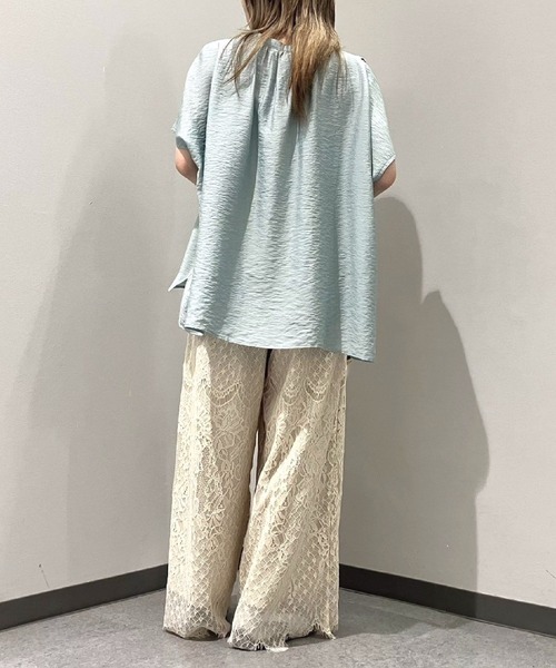 スカラレースワイドパンツ（その他パンツ）｜Q（キュー）の
